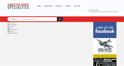 Desktop Screenshot of hamiltonhobbyspecialties.com